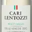 Cari Lentozzi Pinot Grigio delle Venezie DOC Villa Degli Olmi 2021 0.75л